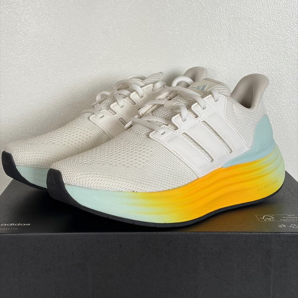 Adidas Ultradream Bold Running Shoes - Cloud White/Yellow Gradient - Women's 6.5 - Picture 8 of 14
